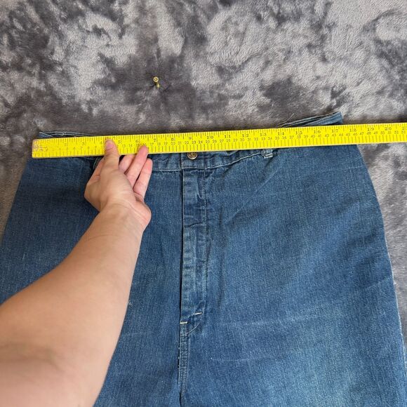 Live Ins Wide Leg Pants Size 38x26 Bag Casual Fit Straight Leg Normal Wash - Picture 5 of 7